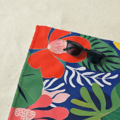 Serviette De Plage Jardin tropical Expressionnisme moderne Oeuvre d'a (En situation)