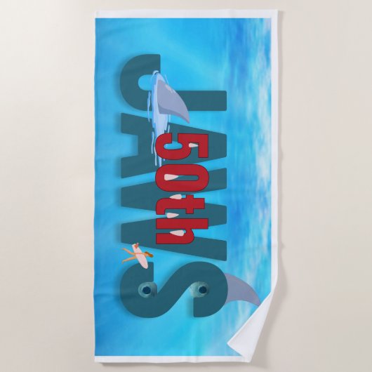 Serviette de plage JAWS (Devant)