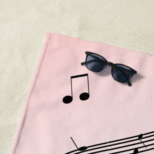 Serviette De Plage Jazz Dance Pink (En situation)