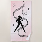 Serviette De Plage Jazz Dance Pink (Devant)