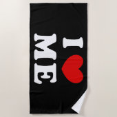 SERVIETTE DE PLAGE JE M'AIME (Devant)