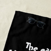 Serviette De Plage Je prendrai le café (En situation)