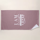 Serviette De Plage Je Suis Assez (Devant)