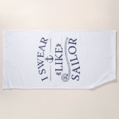 Serviette De Plage Je Suis Comme Un Marteau (Devant)