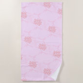 Serviette De Plage Je suis digne de bonnes choses (Devant)