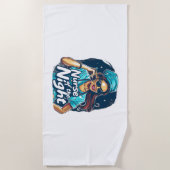 Serviette De Plage Je suis ici pour les Boos (Devant)