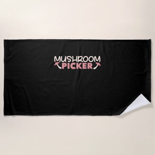 Serviette De Plage Je Suis Un Sicker De Champignons (Devant)
