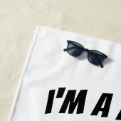 Serviette De Plage Je suis une infirmière ce qui est la votre (En situation)