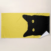 Serviette De Plage Je vois le chat cliquer sur pour choisir une (Devant)