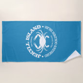Serviette De Plage Jekyll Island (crabe) (Devant)