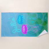 Serviette De Plage Jellin' Jelly Fish (Devant)