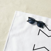 Serviette de plage Jelly Beans (En situation)