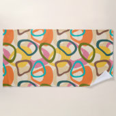 Serviette De Plage Jelly Carrés (Devant)
