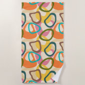 Serviette De Plage Jelly Carrés (Devant)