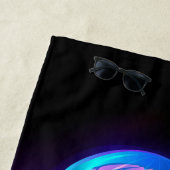 Serviette De Plage Jellyfish éclatante couleur (En situation)