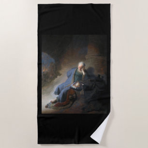 Serviette De Plage Jeremiah Destruction Jérusalem Bible Rembrandt
