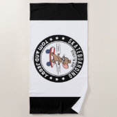 Serviette De Plage Jerry Skateboard - Prêt À Faire Du Ride (Devant)