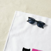 Serviette De Plage Jessica - Je suis un temps Dieu (En situation)