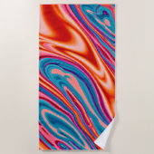 Serviette De Plage Jeu de couleurs attractif (Devant)