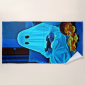 Serviette De Plage Jeu Ghost Soirée Cosy En Design (Devant)