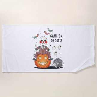 Serviette De Plage Jeu sur Ghosts Halloween
