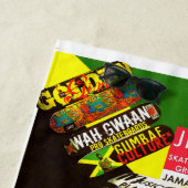 Serviette de plage JMT SK8 (En situation)