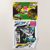 Serviette de plage JMT SK8 (Devant)