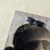 Serviette De Plage Johannes Vermeer - Le Lacemaker (En situation)