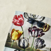 Serviette De Plage John Thornton Tulips du Temple de Flora (En situation)