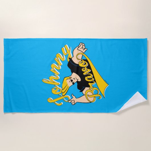 Serviette De Plage Johnny Bravo Athletic Graphic (Devant)