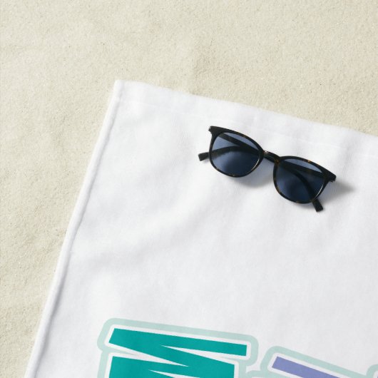 Serviette De Plage Johnny Bravo - Do The Monkey With Me! (En situation)