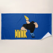 Serviette De Plage Johnny Bravo - Hunk (Devant)