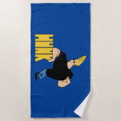 Serviette De Plage Johnny Bravo - Hunk (Devant)