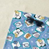 Serviette De Plage Johnny Bravo Icon Pattern (En situation)