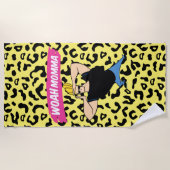 Serviette De Plage Johnny Bravo - Woah Momma (Devant)