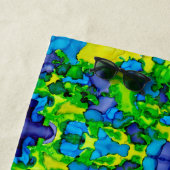 Serviette De Plage Joie d'émeraude (En situation)