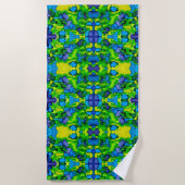 Serviette De Plage Joie d'émeraude (Devant)