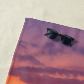 Serviette De Plage Joli California Beach Pier Sunset (En situation)