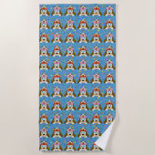 Serviette De Plage Joli chiot (Devant)