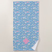 Joli Motif d'oies de pays Vintage