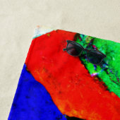 Serviette De Plage Joli Oiseaux Couple. Commandez dès maintenant (En situation)