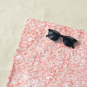 Serviette De Plage Joli rose (En situation)