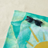 Serviette De Plage Joli Sunny Days & Salty Waves Beach Towne (En situation)