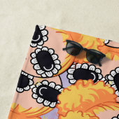 Serviette De Plage jolie fille blonde (En situation)