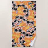 Serviette De Plage jolie fille blonde (Devant)