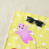 Serviette De Plage Jolie gelée bébés bonbons bonbons dessin animé (En situation)