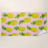 Serviette De Plage Jolies ananas Fruit été (Devant)