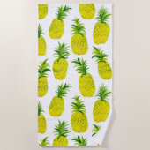 Serviette De Plage Jolies ananas Fruit été (Devant)