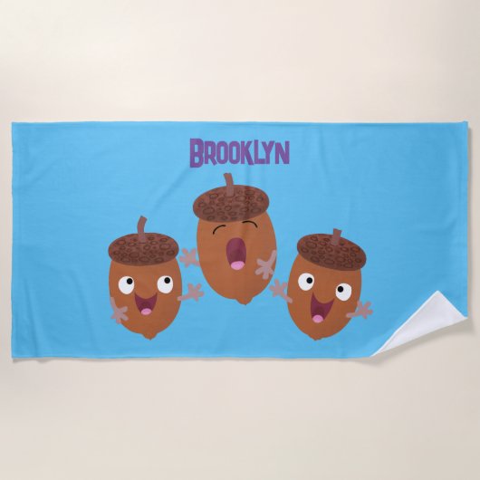 Serviette De Plage Jolies chansons chantent des chansons pour les enf (Devant)