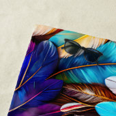Serviette De Plage Jolies plumes (En situation)